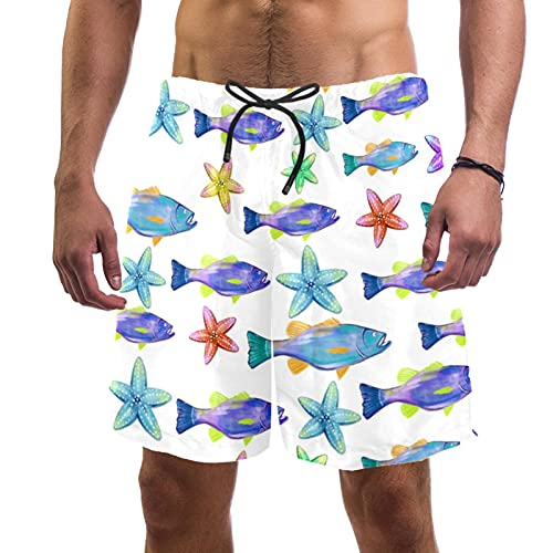 Short de bain pour homme avec doublure en maille idéal pour vos vacances à la mer