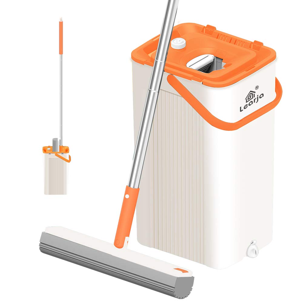 Buy LEARJA Sponge Mop, Premium PVA Mop HandsFree Washing, Professional