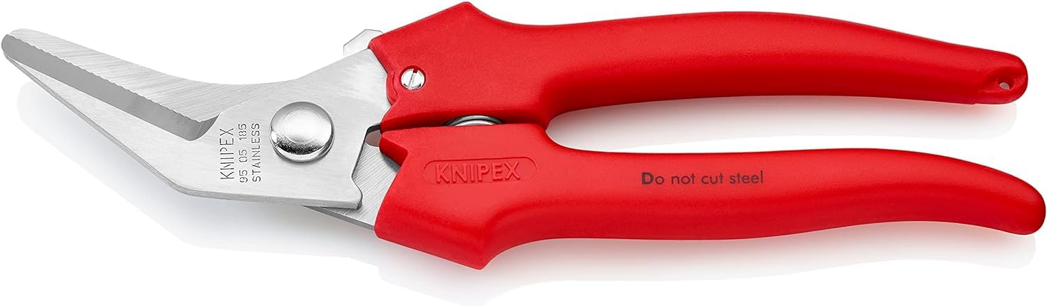 Knipex Cisaille universelle gainage PVC par extrusion 185 mm, 95 05 185