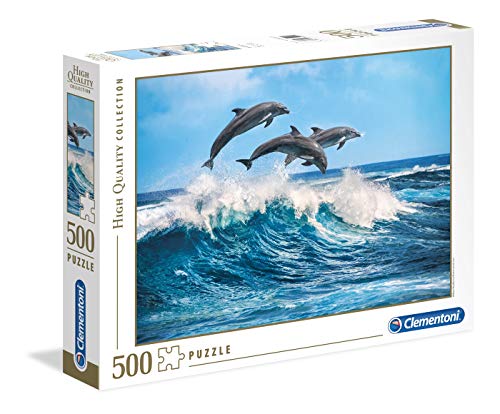 Clementoni 35055 - Puzzle 500 Piezas Delfines