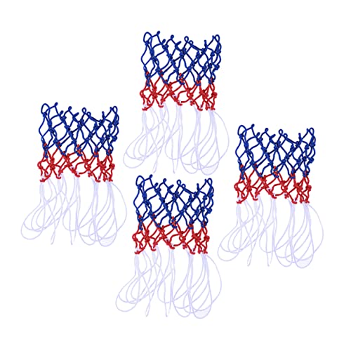 Yardwe 3-Color Nylon Braided Basketball Netting Outdoor/Indoor Replacement Net for Rim High-Density