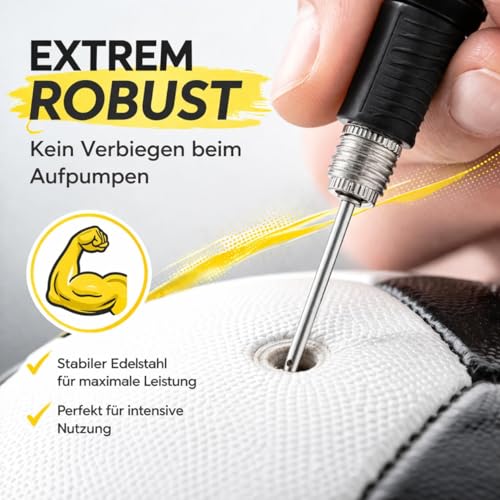 TK Gruppe Timo Klingler 10x Ballpumpe Schraubgewinde - alle Bälle - Ballnadeln Adapter Nadeln Ersatznadeln Ventilnadeln Nadelventil