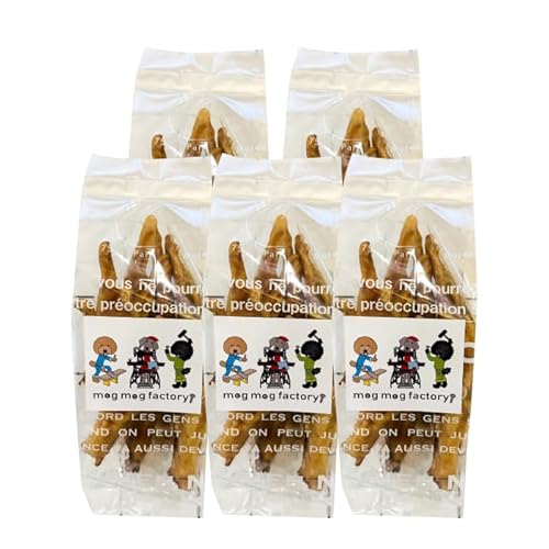 mogmog factory わんこのおやつ(犬)無添加手づくり 鶏のお手手(モミジ)ジャーキー5袋