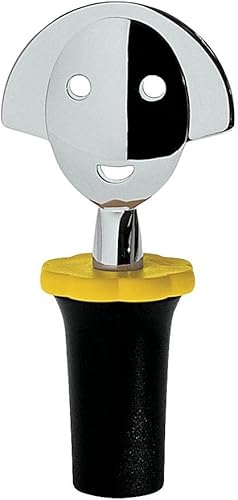 A di Alessi Anna Stop 2tapón de vino Negro