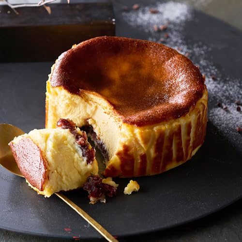 あんこが入ったバスクチーズケーキ 435g(4号12cm) 濃厚 チーズ ケーキ スイーツ おやつ お菓子 洋菓子 ギフト 贈り物
