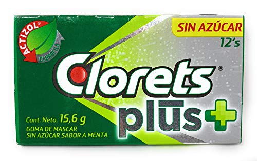 Clorets Plus Sugarless Gum 12pk–Mint Flavor (12 pieces of gum per pack) image 4