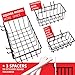 Extra Thick 60pcs Pegboard Accessories Organizer Kit | 1/4 Inch Peg Board Attachments | Peg Board Hook Set and Pegboard Basket Set for Tools - Heavy Duty - Does Not Fall Out Off The Board