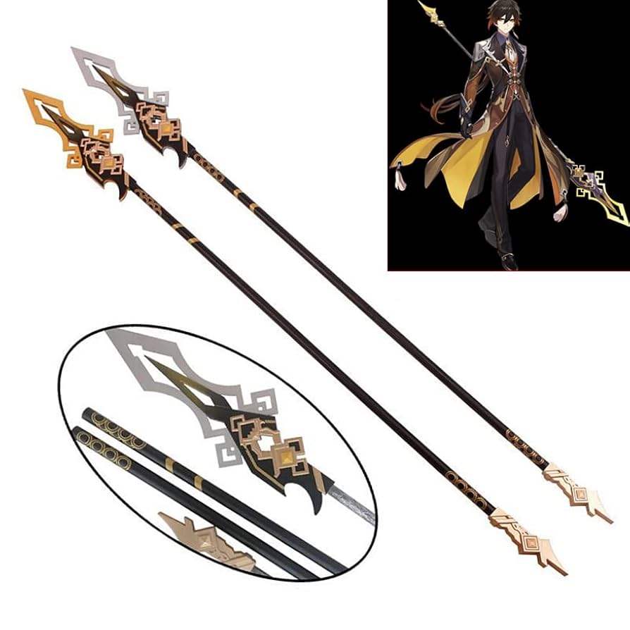 原神コスプレ 鐘離 破天の槍 武器
