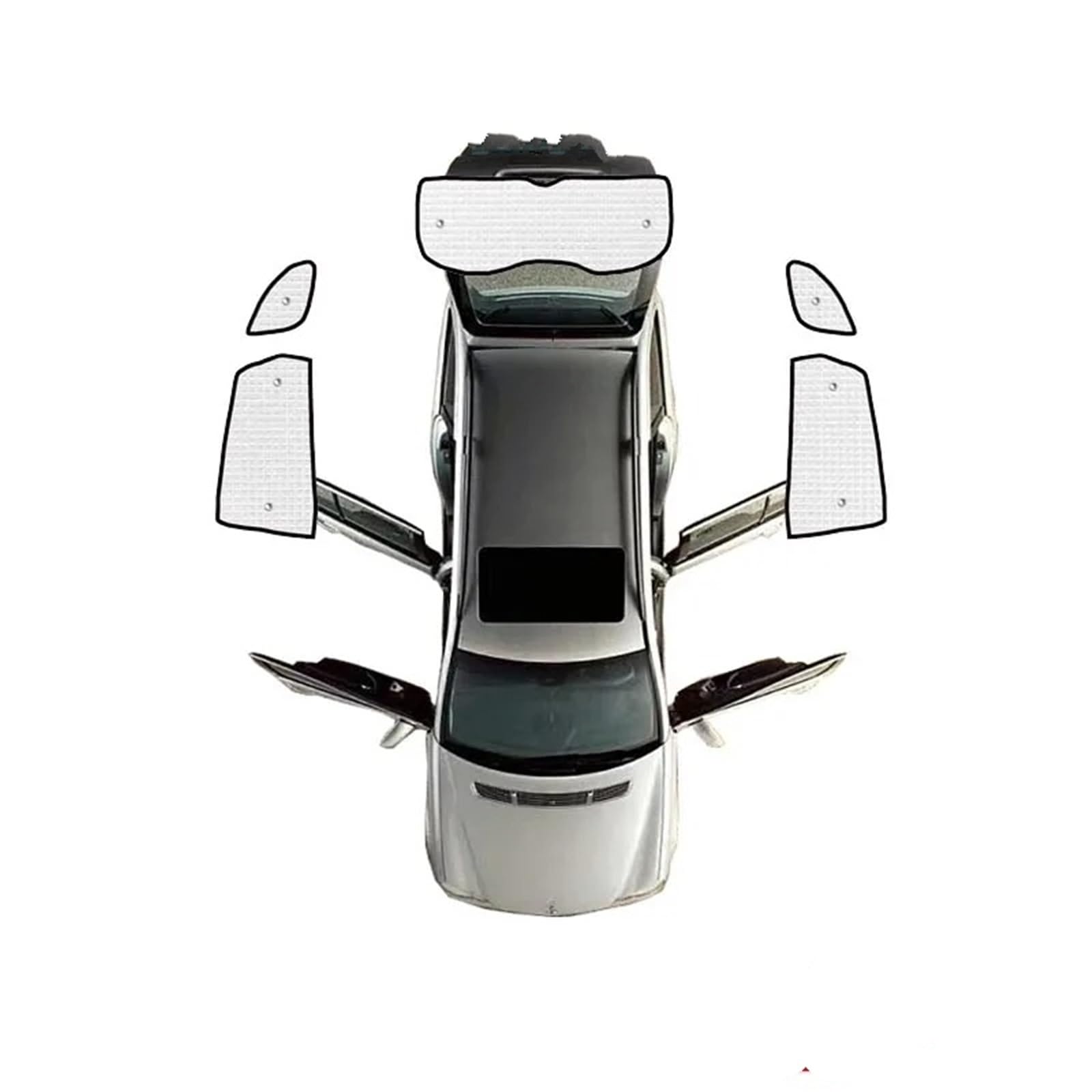 Parasole de Auto per Kadjar 2019-2018 Parabrezza per Auto Visiera Completa per Windows Protezione Solare Parasole Anti-UV(Rear sunshades)