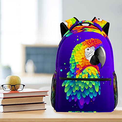 Sac à dos décontracté pour femme grande capacité multicolore