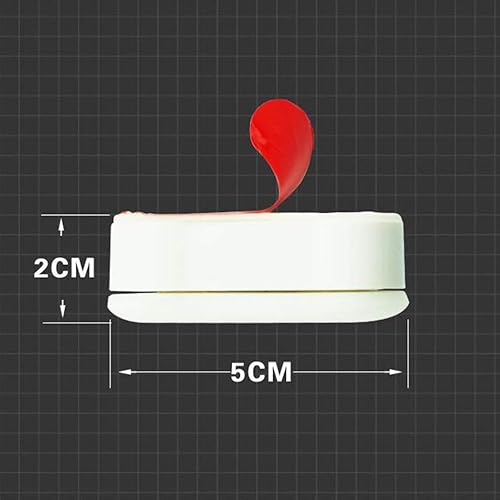 Miniatura 2 de Parachoques de asiento adhesivo universal de repuesto para parachoques de asiento de inodoro, 12 uds