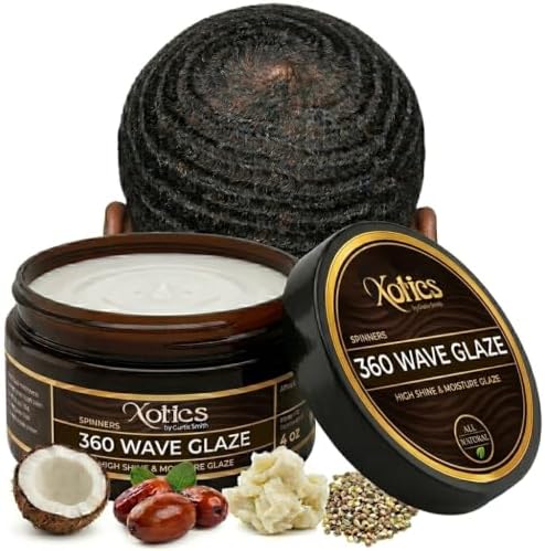 Xotics Spinners Wave Grease 4oz Wave Pomade Wave Butter for Men Women