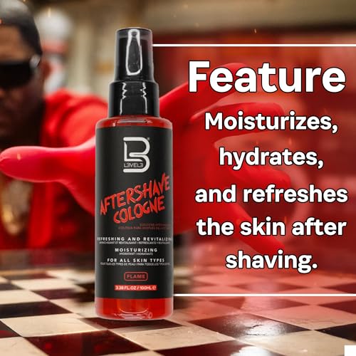 Image of L3 Level 3 After Shave Spray Cologne for Men, Softens Skin, 3.38 fl oz