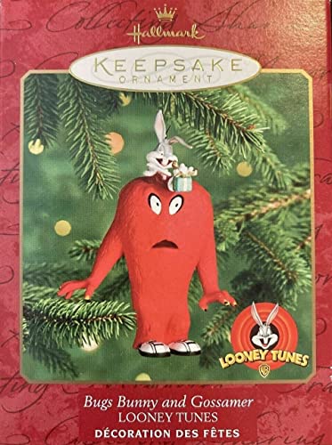 Bugs Bunny and Gossamer 1999 Hallmark Keepsake Ornament QX6574