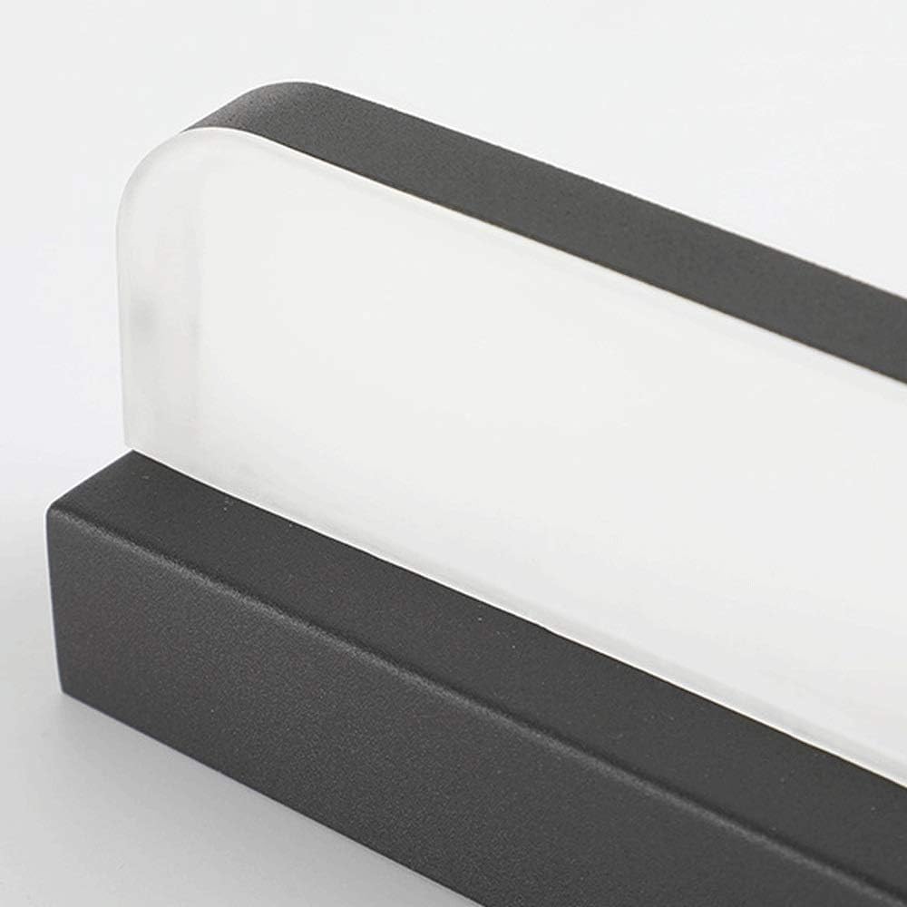 Lampes Led Pour Miroir de Courtoisie Applique Murale Pour Miroir de Salle Den Panneau Led Intégré Éclairage Pour Miroir Éclairage Pour Maquillage Lampe En Acier Inoxydable Pour Miroir de Salle