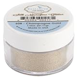 Elizabeth Craft Designs Silk Micorfine Glitter, 8gm, Champagne Gold