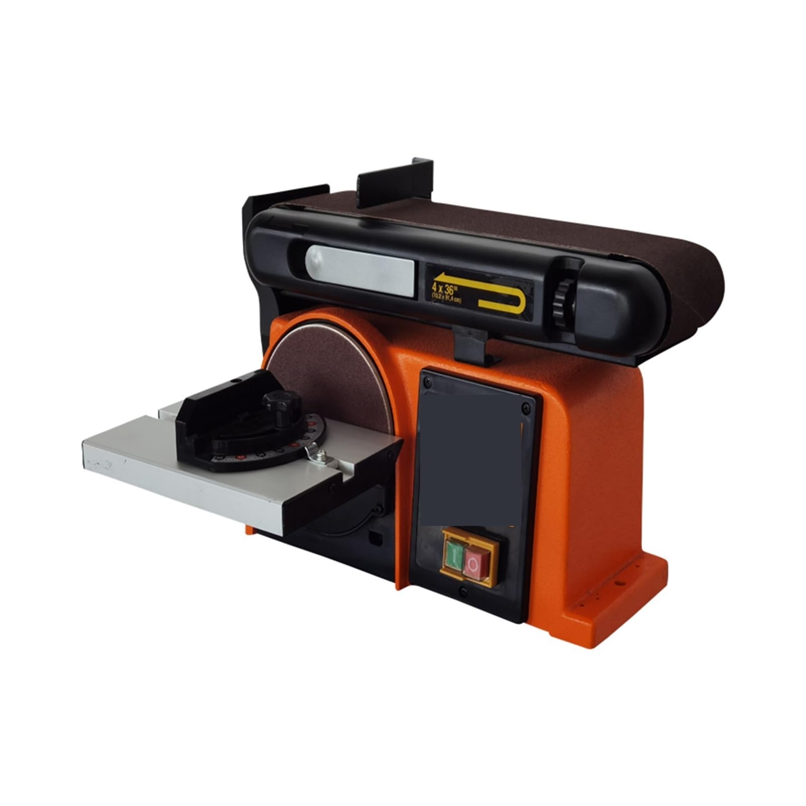 Csdasw Oranje Allwin Disc And Belt Sander With Cast Iron Base For Wood Sanding Jewellery Diy