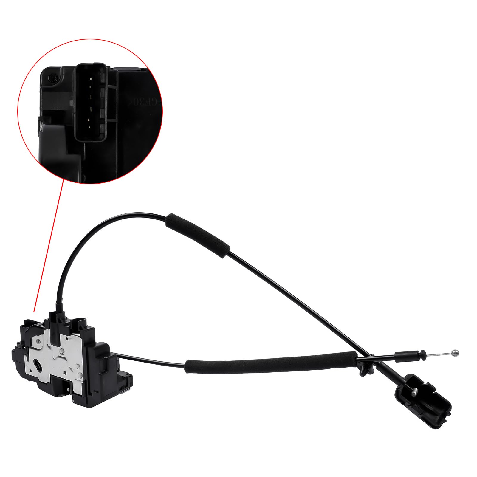 Attuatore serratura porta anteriore destra con 6 perni di ricambio per NV400 Master III Movano B 2.3 dCi 80502-00Q0K 80502-00Q1H 82502-00Q0D 4419257 4421454 93197290 805020009R