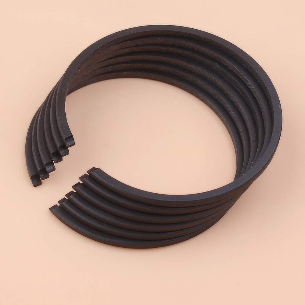 Kit 8 Anelli Pistone 34mm Per Decespugliatore Mitsubishi TU26 1E34F - 26CC
