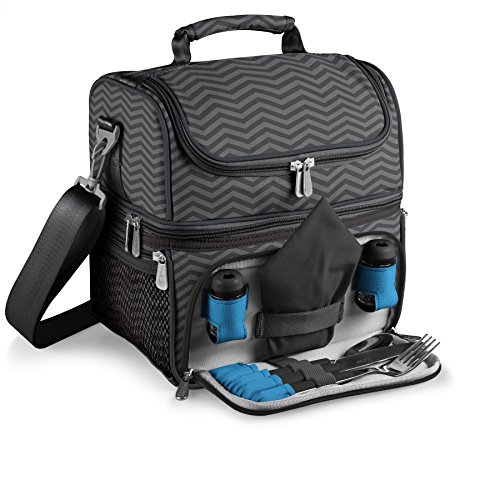ONIVA - a Picnic Time Brand Pranzo Insulated Lunch Tote, Waves Collection