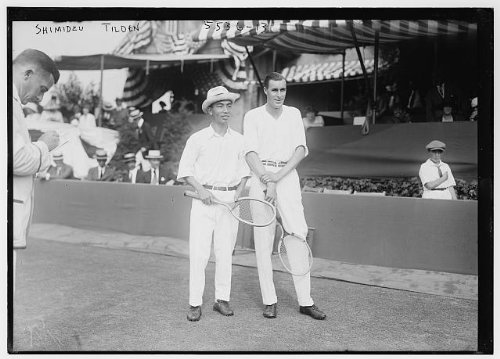 HistoricalFindings Photo: Zenzo Shimizu,William Big Bill Tilden,Tennis Rackets,Fields,Bain News Service
