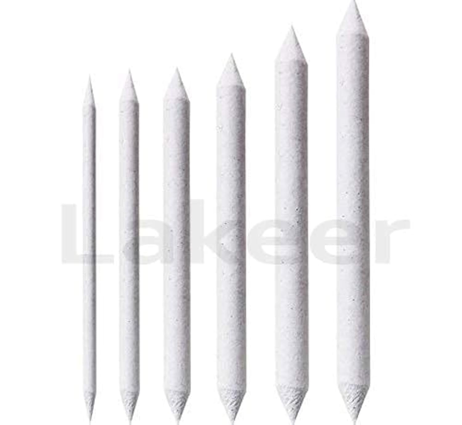 Lakeer 6 PCS Blending Stumps and Tortillions Paper Art Blenders for Student Artist Charcoal Sketch Drawing Tools