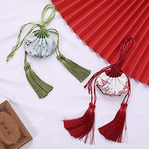 6 Bolsas de Brocado Seda Chinas con Cordón miniatura 6