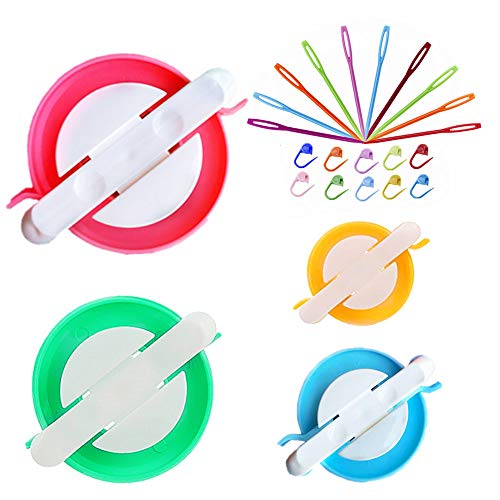 Pompom Maker Kits, Pom pom Knitting Loom Kit Fluff...