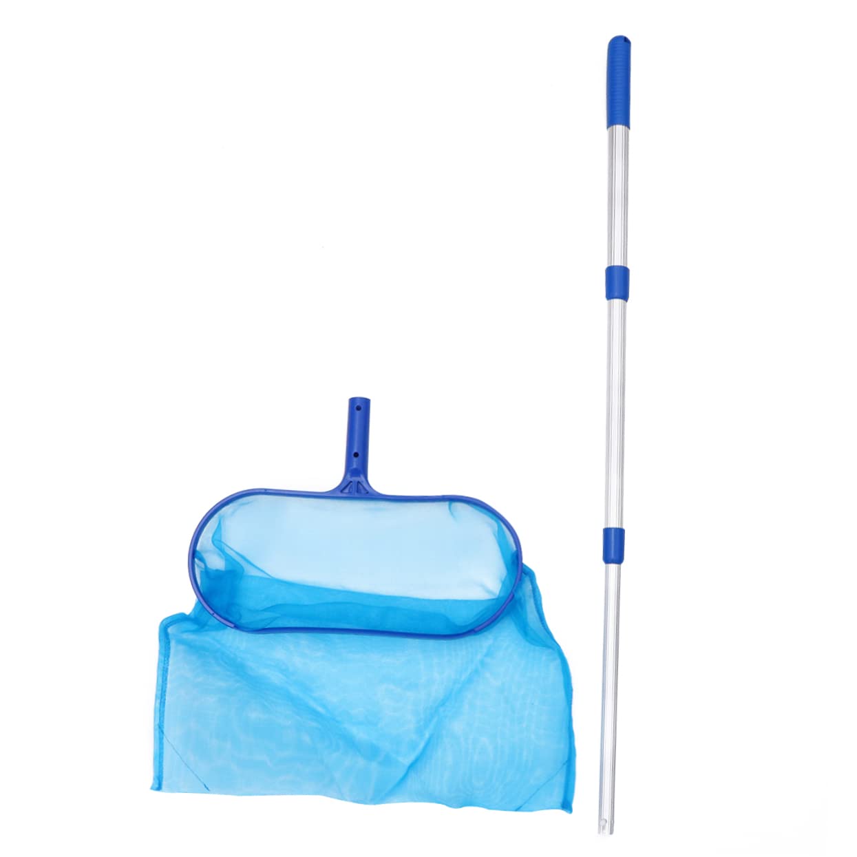 Limpiador de Piscinas 3*35cm con Malla para Skimmer, Azul, Desmontable