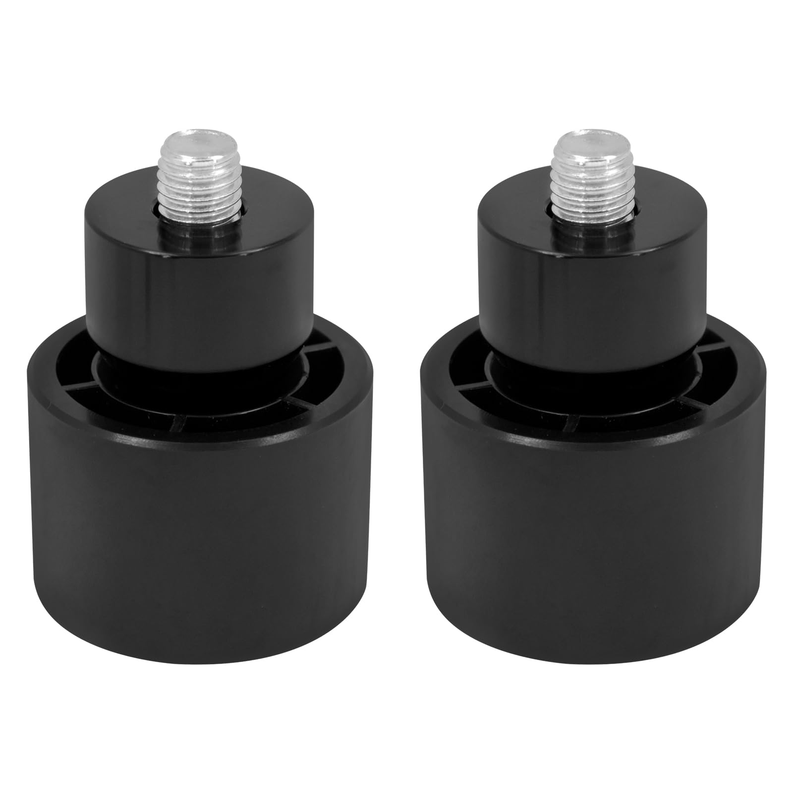 Moto Crash Bar Guard Ball Engine Guard Collision Protector Fit for Harley 2Pc Nero
