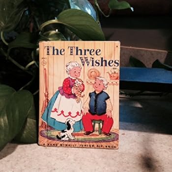 Hardcover THE THREE WISHES Rand McNally #415 Book
