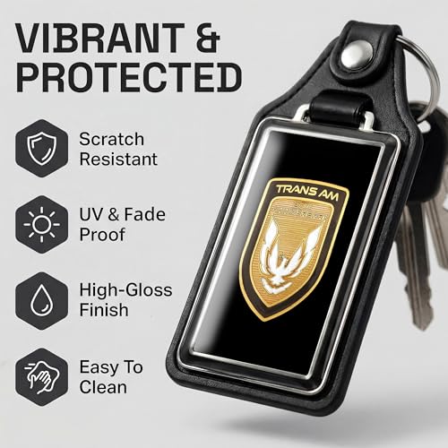 Image of Brotherhood Car Key Chain for Trans Am Firebird - Classic Models Keychain for Men and Women Gift Key Ring