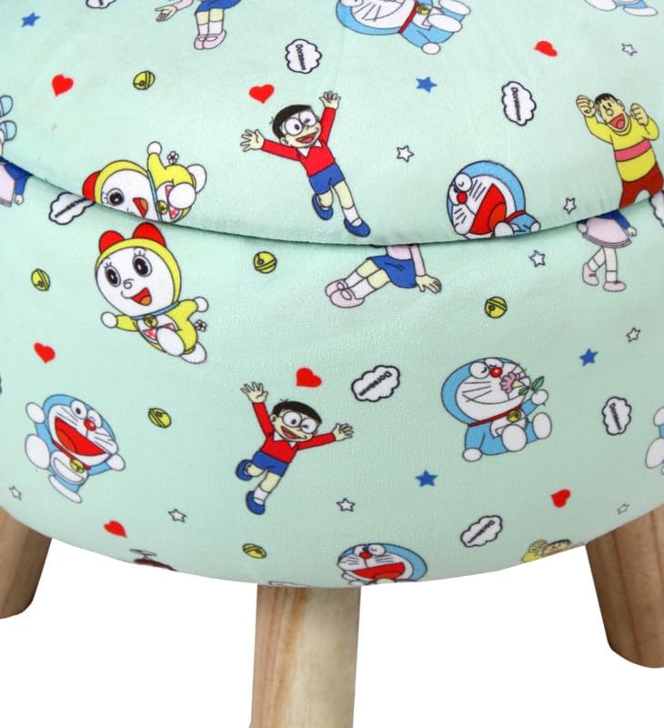 Image of Ottoman Kids pouffe Stool for Small Baby Chair Study Stool for Kids Playing Products Little Baby Dining Chair for Feeding Kids Cartoon Bedroom Chair,14x14x26 Inch, Single Chair