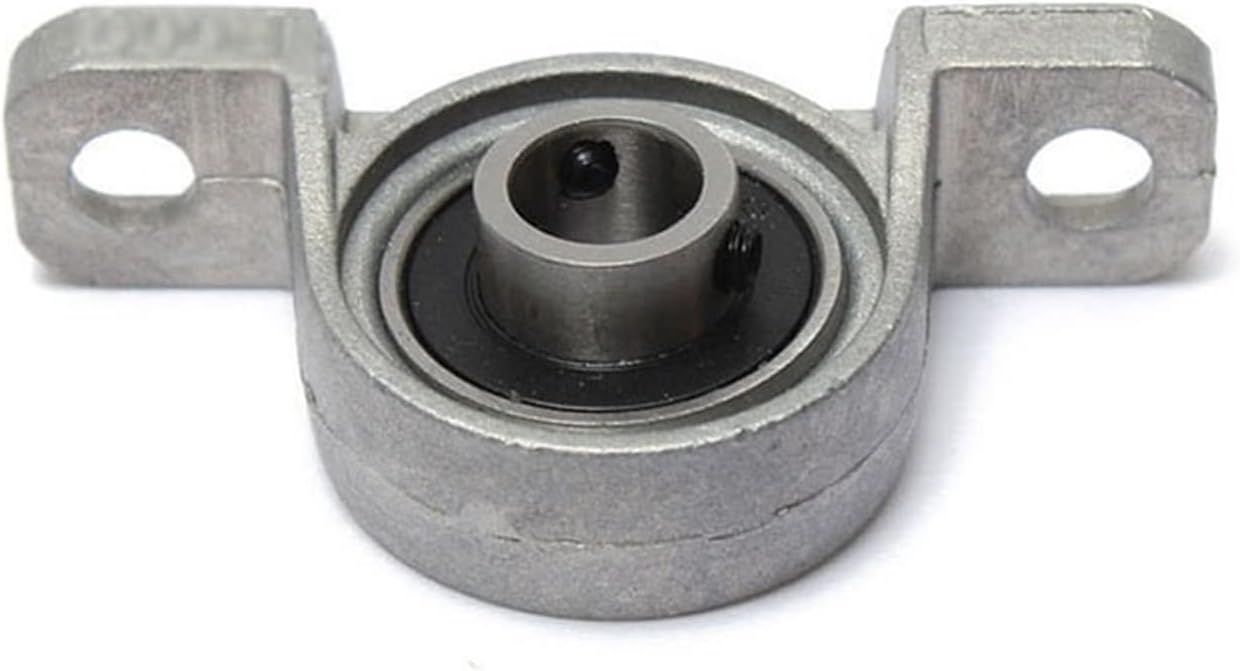 10pcs Zinc Alloy Diameter 8mm 10mm 12mm 17mm Bore Ball Bearing Pillow Block Mounted Support KP08 KP000 KP001 (Size : KP08 8mm, Color : 10Pcs)