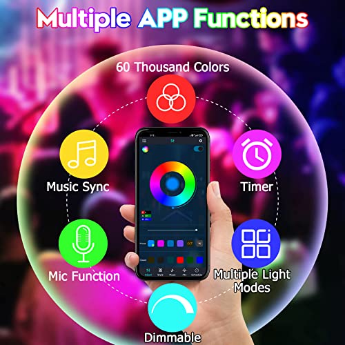 Solar Pathway Lights, 42Ft Rgb Solar Ground Lights With Usb Charging, Waterproof Yard Garden Walkway Lights With App Control And Remote, Music Sync,Timing, Dimmable,Outdoor Pathway Lights For Yard #TOP5