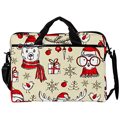 Sacoche bandoulière ordinateur 15 pouces sacoche PC portable animaux 14"