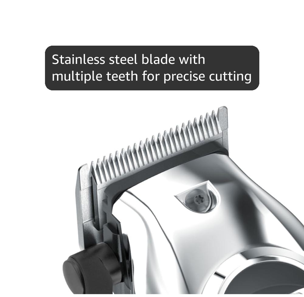 Wahl USA Pro Ultra Quiet High Torque Corded Hair Clipper for Ultra Quiet Operation and Cooler Operating Temperatures, Metal Housing with Bonus Hair Clipping Guard Caddy - Model 3000097