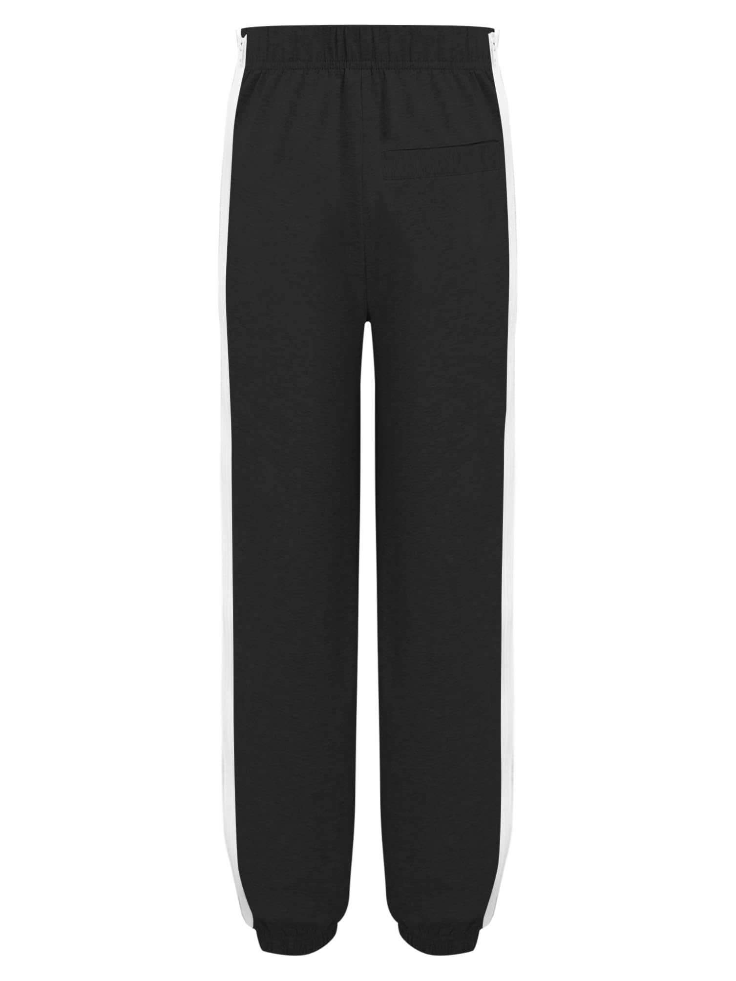 inhzoy Pantaloni Sportivi da Allenamento Basket Calcio Bambini e Ragazzi Pantalone Post Operatori con Cerniera Laterale Fitness Pantaloni della Tuta Sweatpants