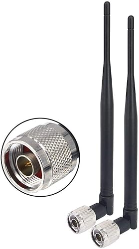 Antena 4G LTE celular LTE antena N macho antena 700MHz-2700MHz 5dBi 4G antena de látigo omnidireccional antena de transmisión de recepción de alta