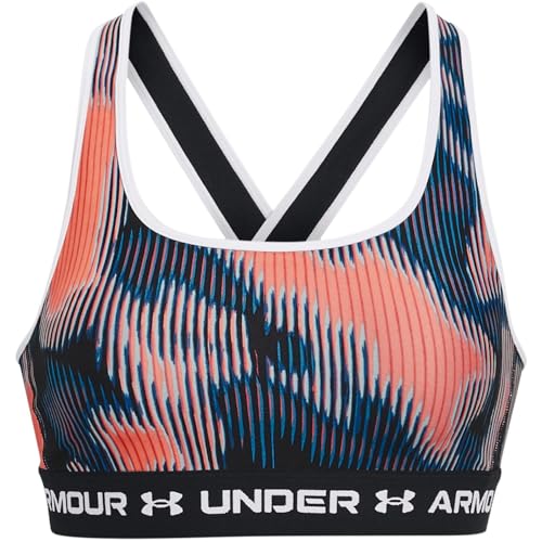 Image of Under Armour Cross-Back Mid Impact Bra