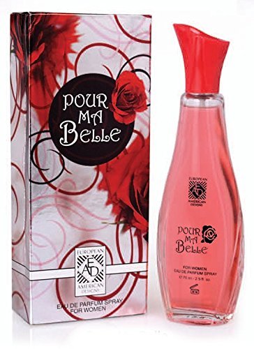Pour Ma Belle Eau De Parfum Spray for Women - European American Design - 2.5 fl. oz.