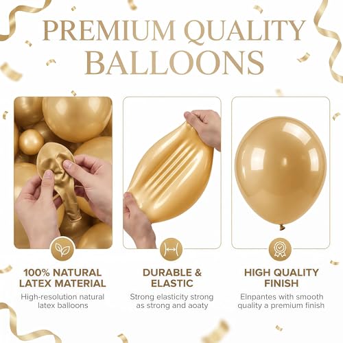 Image of Balloon Column Kit for Floor- Set of 2,Balloon Columns with Stand, Base and Pole,Balloon Tower Backdrop Decoration for Wedding, Baby Shower, Birthday Party, or Bachelorette Parties (BLUE GOLD)