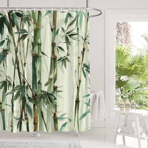 Rideau de douche grande largeur en polyester pour cabine - 3