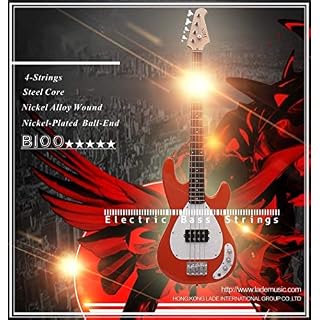B100 4 Cordes Basse Électrique Cordes Nickelé Matériel Alliage pour Guitare (Color : B100) - Les Beatles, Paul McCartney, John Lennon, RIngo Starr, George Harrison B100 4 Cordes Basse Électrique Cordes Nickelé Matériel Alliage pour Guitare (Color : B100) – Image 5