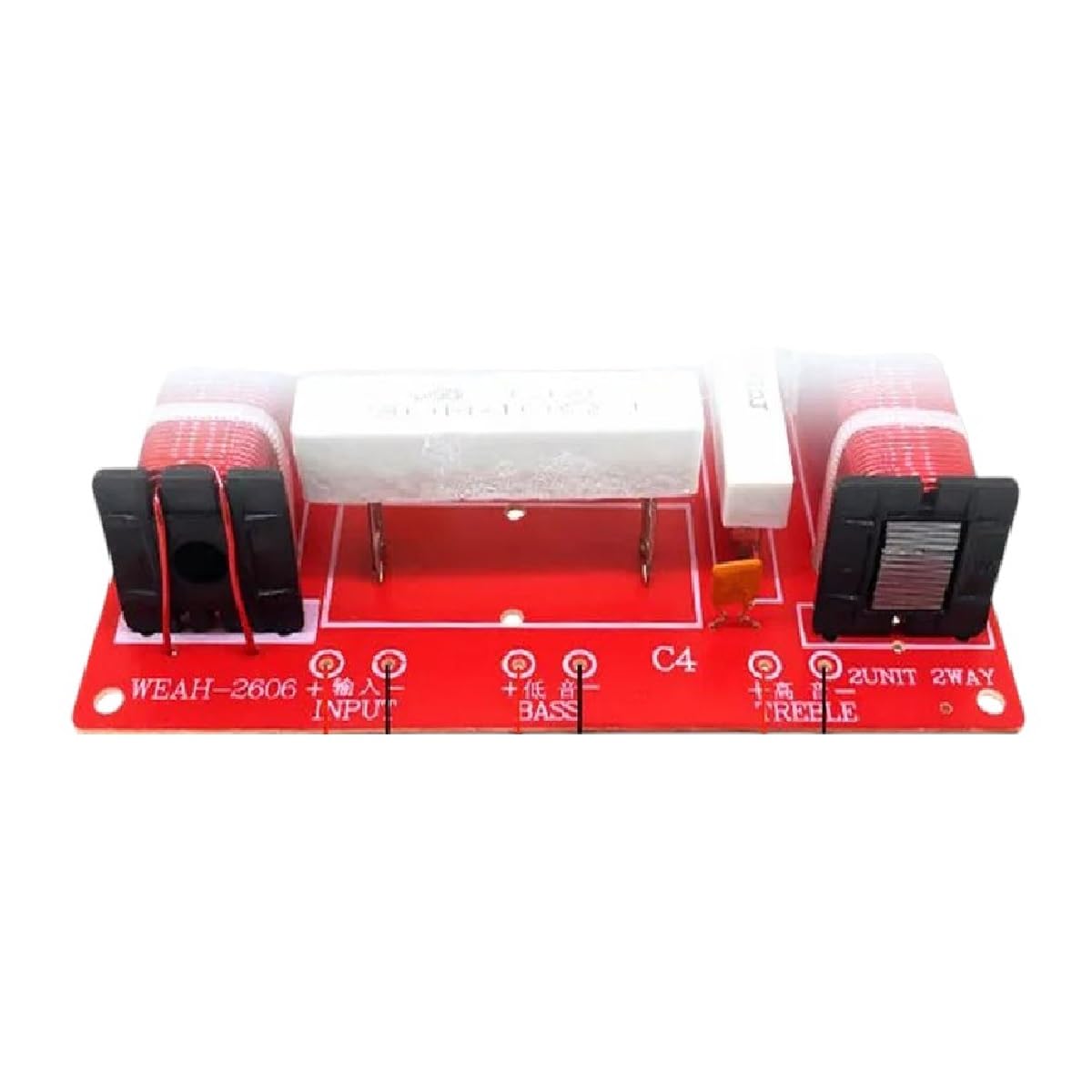 400W Hi-Fi Audio Speaker Crossover Dual Crossover Treble Bass 2 Way Audio Modification Crossover Home Speaker New for Arrival 2025 High for Quality