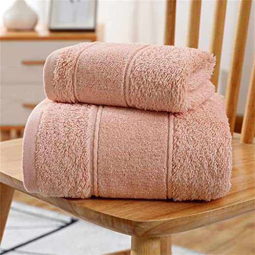 hubzclbl Badetuch Handtuch Badetuch 2-teiliges Set aus Reiner Baumwolle Bad saugfähig und schnell trocknend weiches…