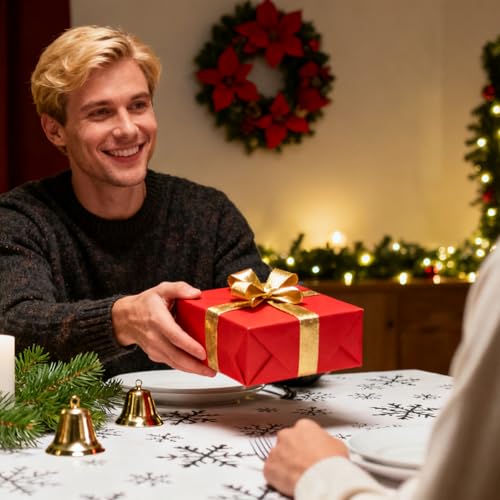 EVERECO 20PCS Christmas Gift Box Set with Lids 5 Assorted Sizes White Gift Boxes with Lids for Birthday Christmas, Holiday, Ideal for Robes, Sweaters, Shirts - Image 8