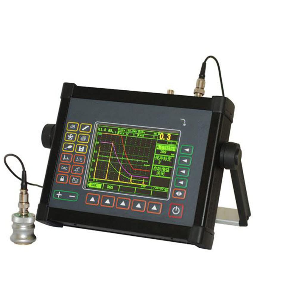 Portable Digital Ultrasonic Flaw Detector with 0.01mm Resolution 1.0~12000mm Range 500~20000m/s Velocity 3 A-scan Waveform Modes Echo Coded