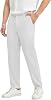 Ryannology Mens Casual Linen Pants Elastic Waist Slim Fit Beach Yoga Business Lightweight Cotton Trousers Pants with Pockets