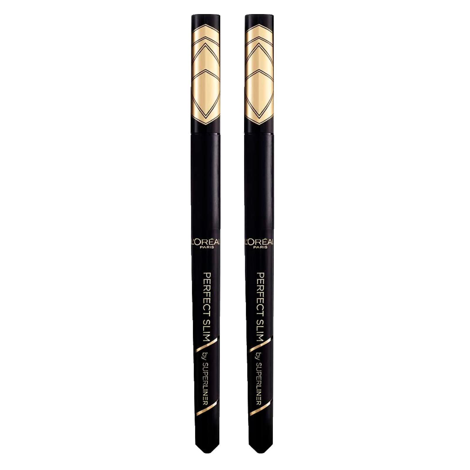 L'Oréal Paris Perfect Slim Superliner Eyeliner Penna Waterproof a Lunga Tenuta con Punta Ultra Sottile Applicazione Facile Linee Precise Tratto Leggero Modulabile Colore 01 Intense Black - 2 Cosmetici